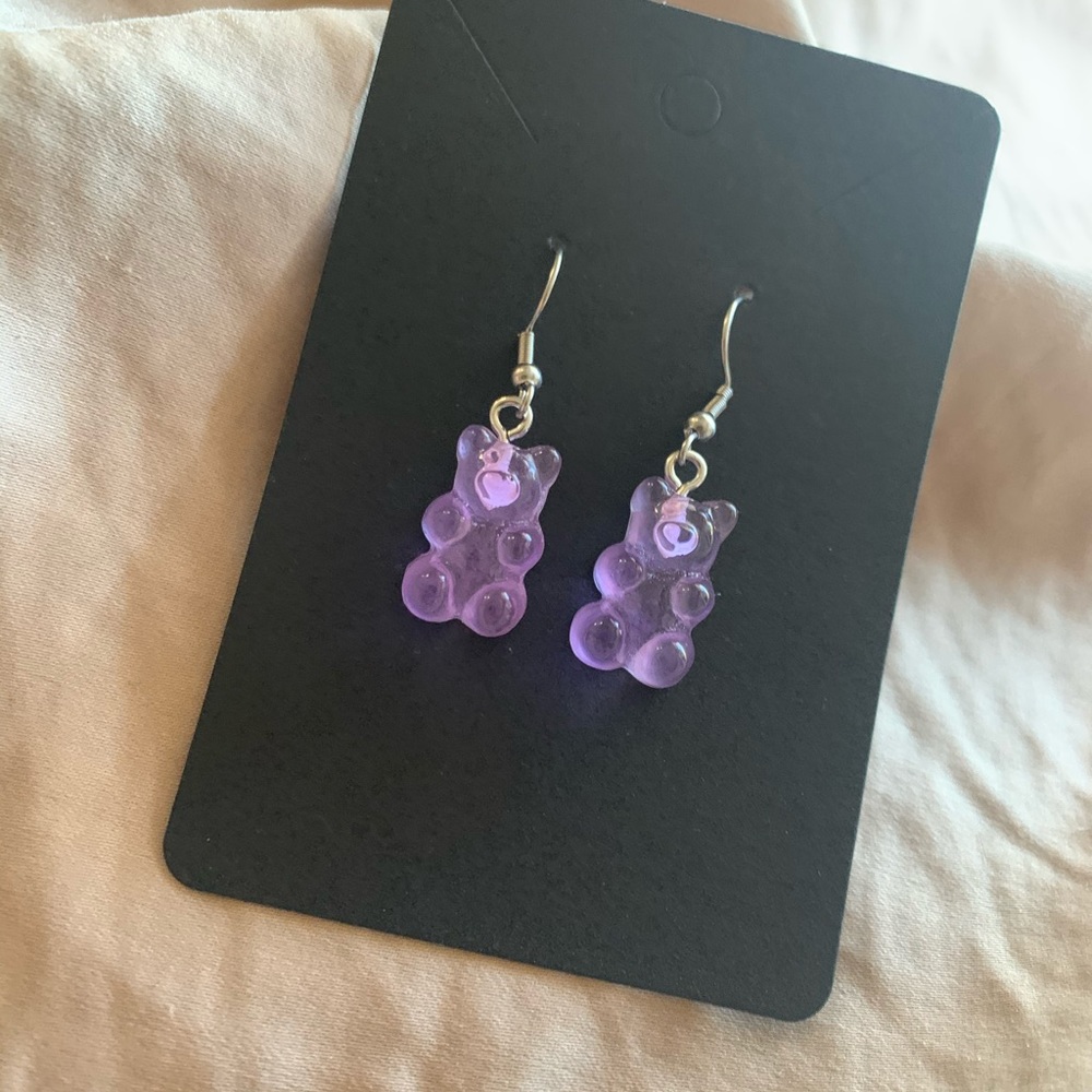 Gummy bear earrings